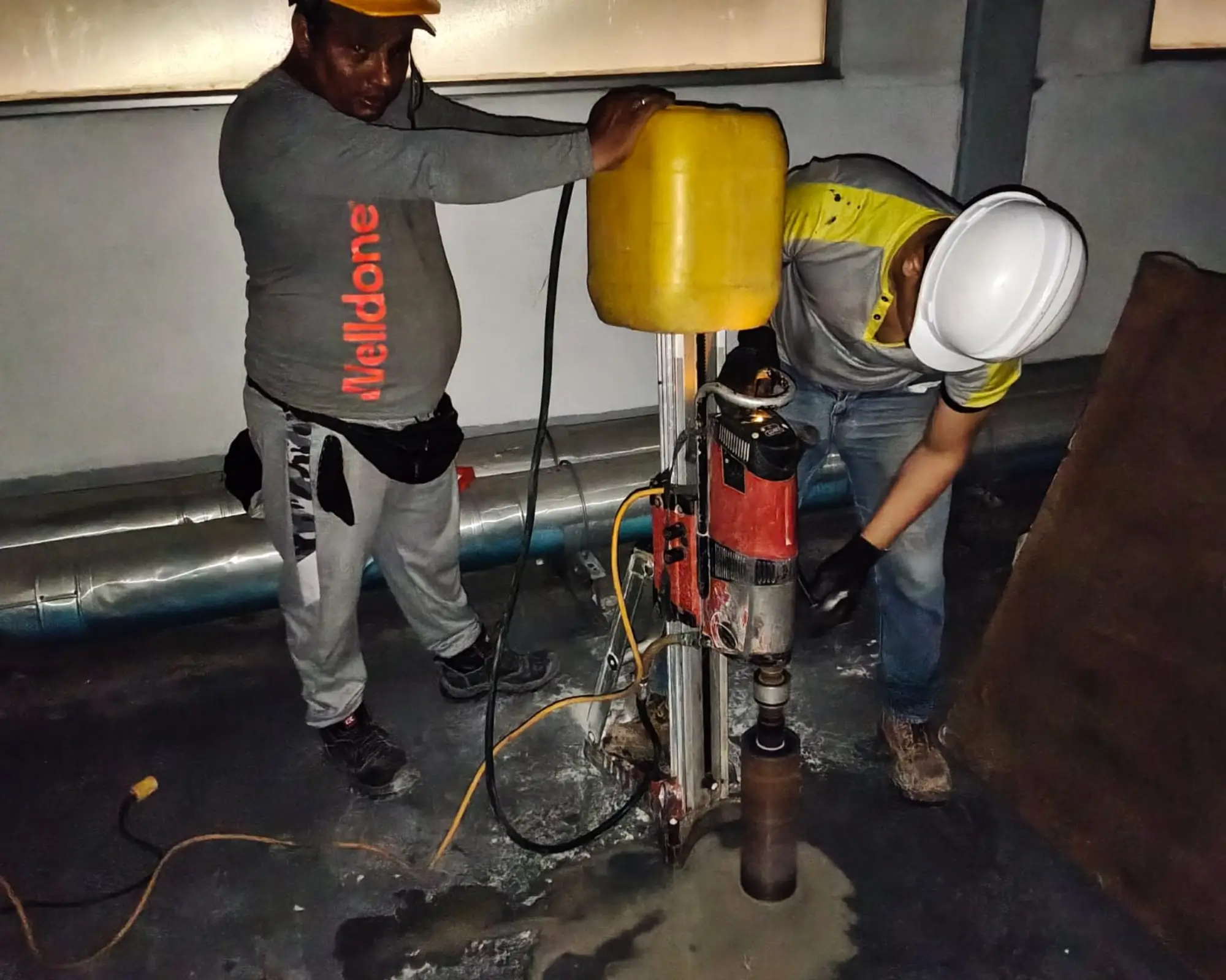 Segundo registro fotográfico del proyecto construcción de un pasante con protección en azotea