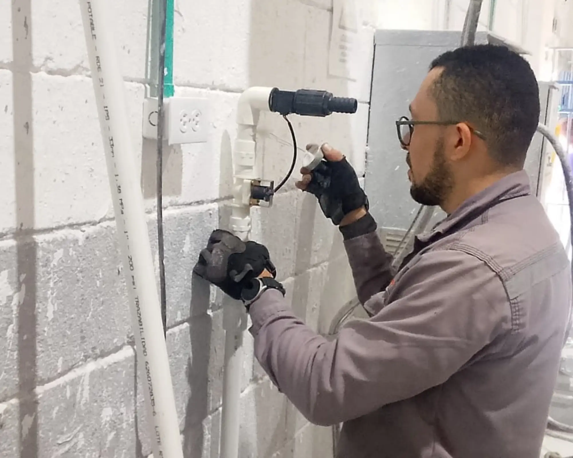 Segundo registro fotográfico del proyecto instalación de un sistema de conducción de agua para uso industrial